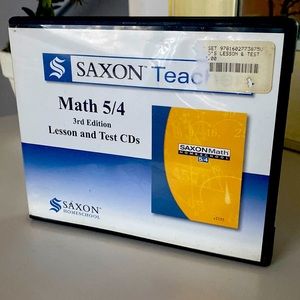 Saxon Math 5/4 CD set with Test Solutions